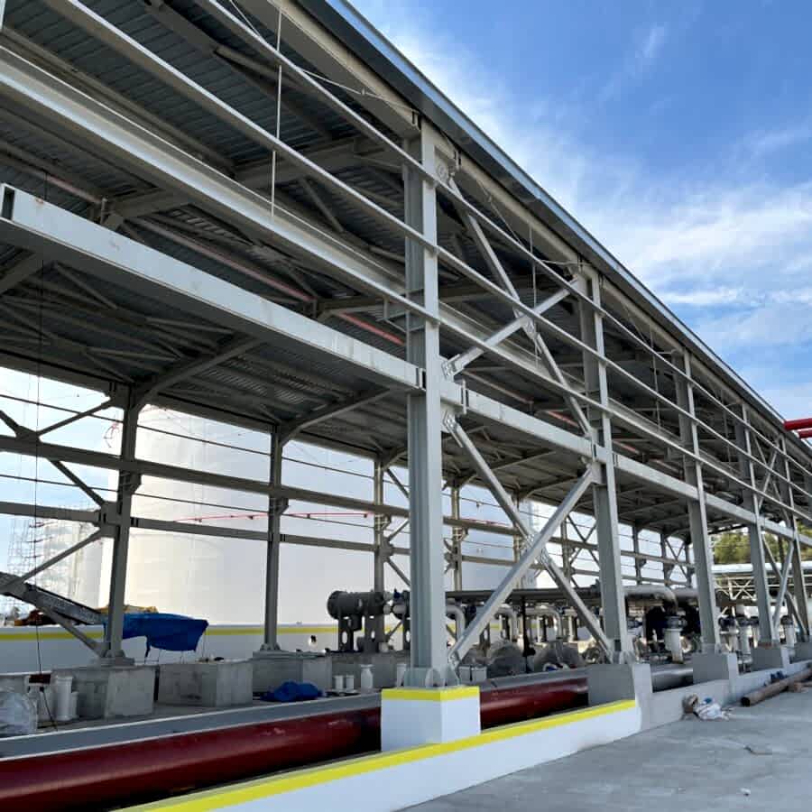 Antalya Havalimanı Yakıt Çiftliği Çelik Binalar